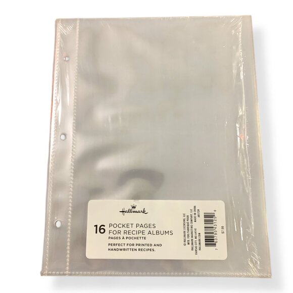 Hallmark Recipe Binder Organizer Divider Tabs & Fill-In Recipe Pages Foodie - Picture 8 of 8